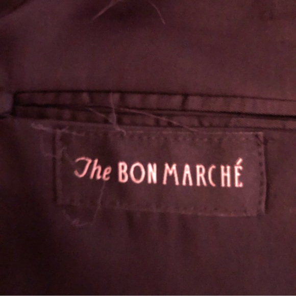 Kenneth Cole, BlK Pinstriped, 3 Button Men’s Blazer with Collar Size 42R - Picture 11 of 16